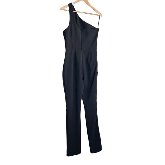 Michael Costello x REVOLVE Essex Jumpsuit in Black Size medium lace up Sexy Club - Picture 5 of 9